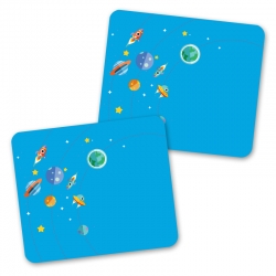 Rocket Ship Print Cleaning Cloth