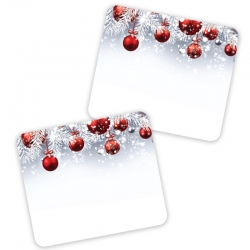 Holiday Ornament Print Cleaning Cloth