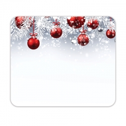 Holiday Ornament Print Cleaning Cloth