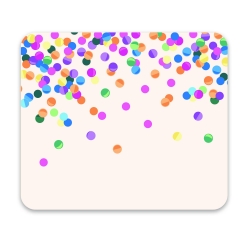 Confetti Print Cleaning Cloth