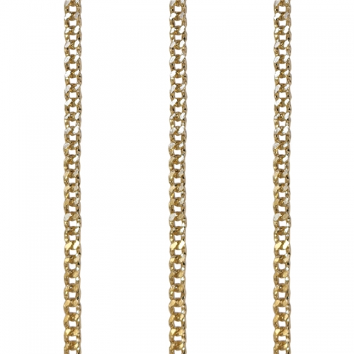 Medium Linked Chains With Etched Design