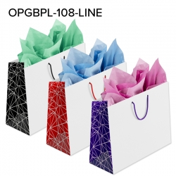 Paper Laminated Abstract Line Gusset